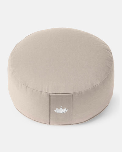 Lotuscrafts Μαξιλάρι διαλογισμού Lotus - Light Taupe Διαστάσεις: 31 × 15 εκ - mykarma.gr