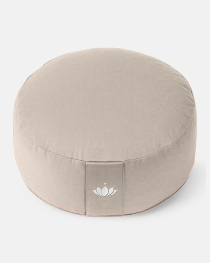 Lotuscrafts Μαξιλάρι διαλογισμού Lotus - Light Taupe Διαστάσεις: 31 × 15 εκ - mykarma.gr