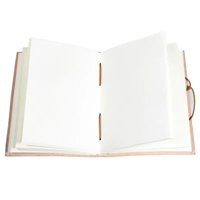 Δερμάτινο Σημειωματάριο/Notebook “Mandala” Μέγεθος: 12.5x17.5x3 cm - mykarma.gr