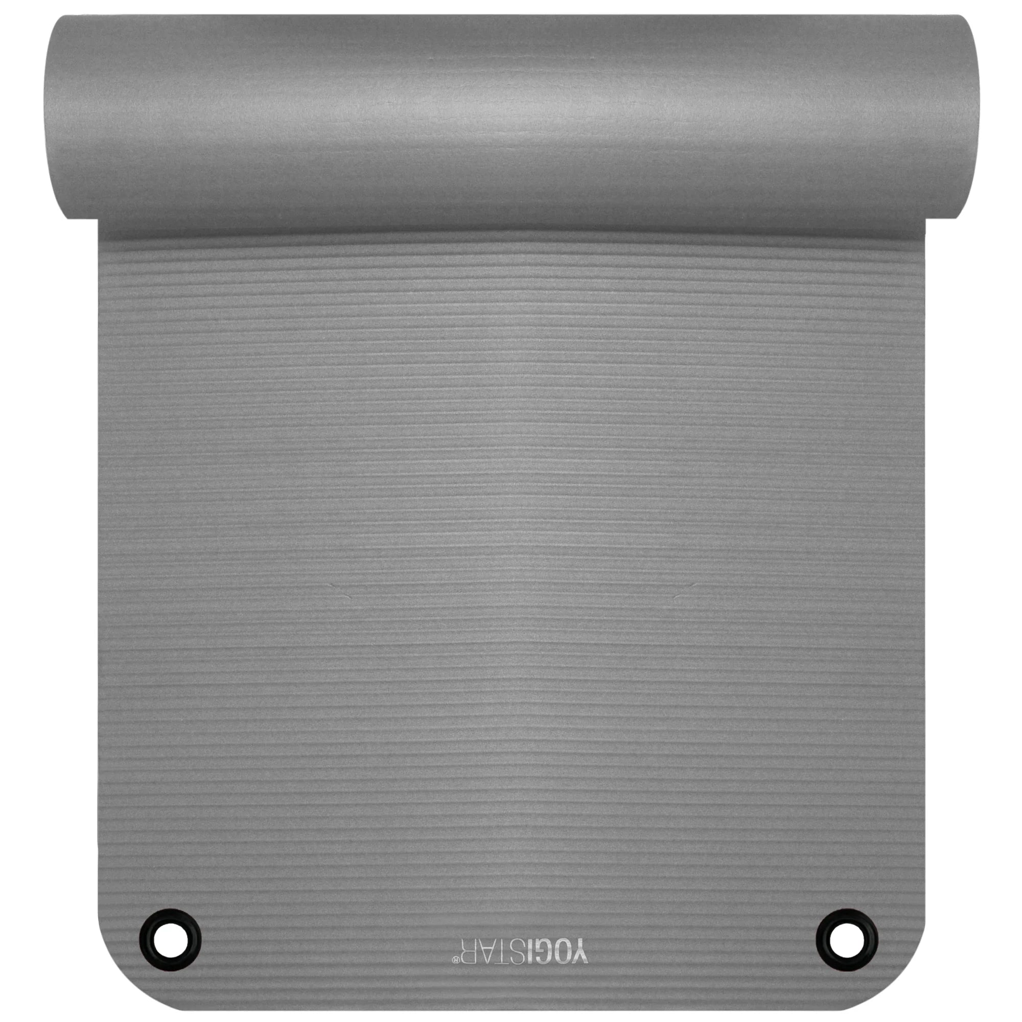 Yogistar Gym Mat - Στρώμα με μαύρους Κρίκους για Χώρους Fitness & Θεραπείας - grey Διαστάσεις: 180 cm x 60 cm x 10 mm  1.2 kg - mykarma.gr