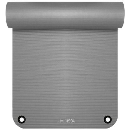 Yogistar Gym Mat - Στρώμα με μαύρους Κρίκους για Χώρους Fitness & Θεραπείας - grey Διαστάσεις: 180 cm x 60 cm x 10 mm  1.2 kg - mykarma.gr