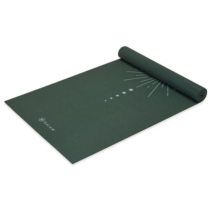 Gaiam Στρώμα Yoga Deep Green Vision Διαστάσεις: Μήκος: 173 εκ Πλάτος: 61 εκ Πάχος: 5 mm - mykarma.gr