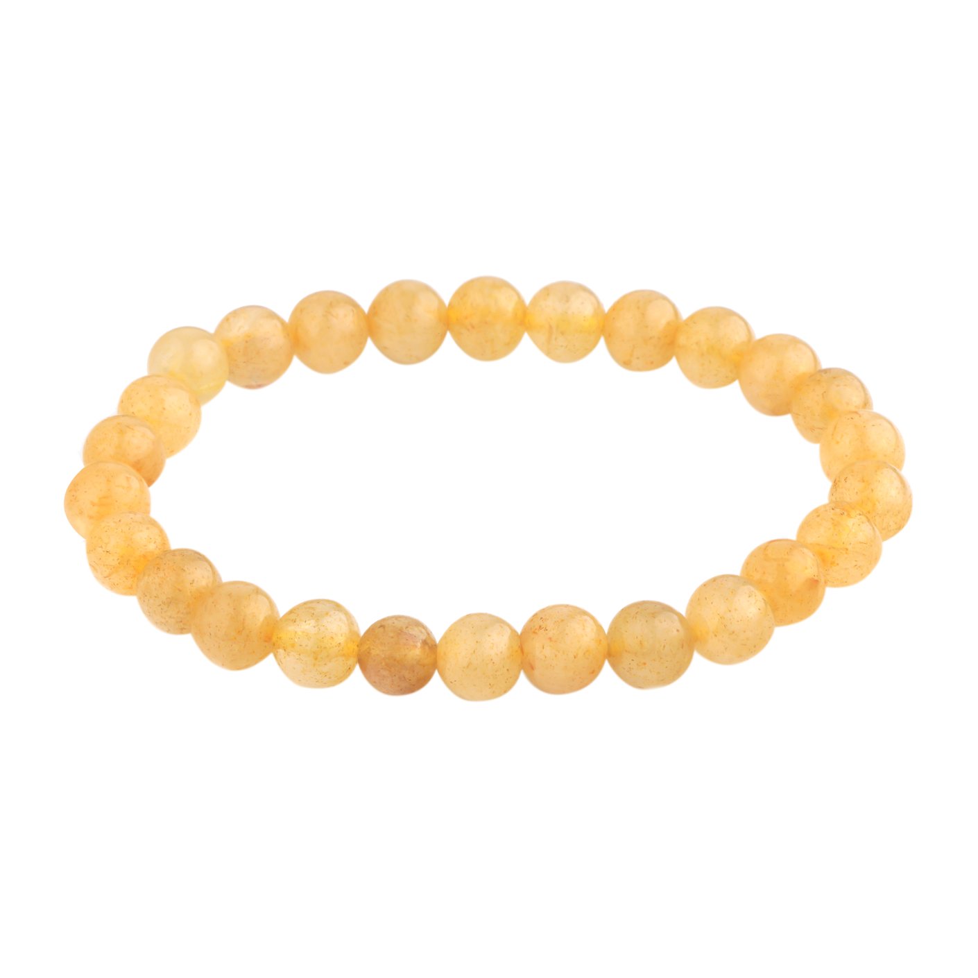 Βραχιόλι από Χρυσό Χαλαζία (Golden Quartz) Χάντρες: 0,7 cm - mykarma.gr