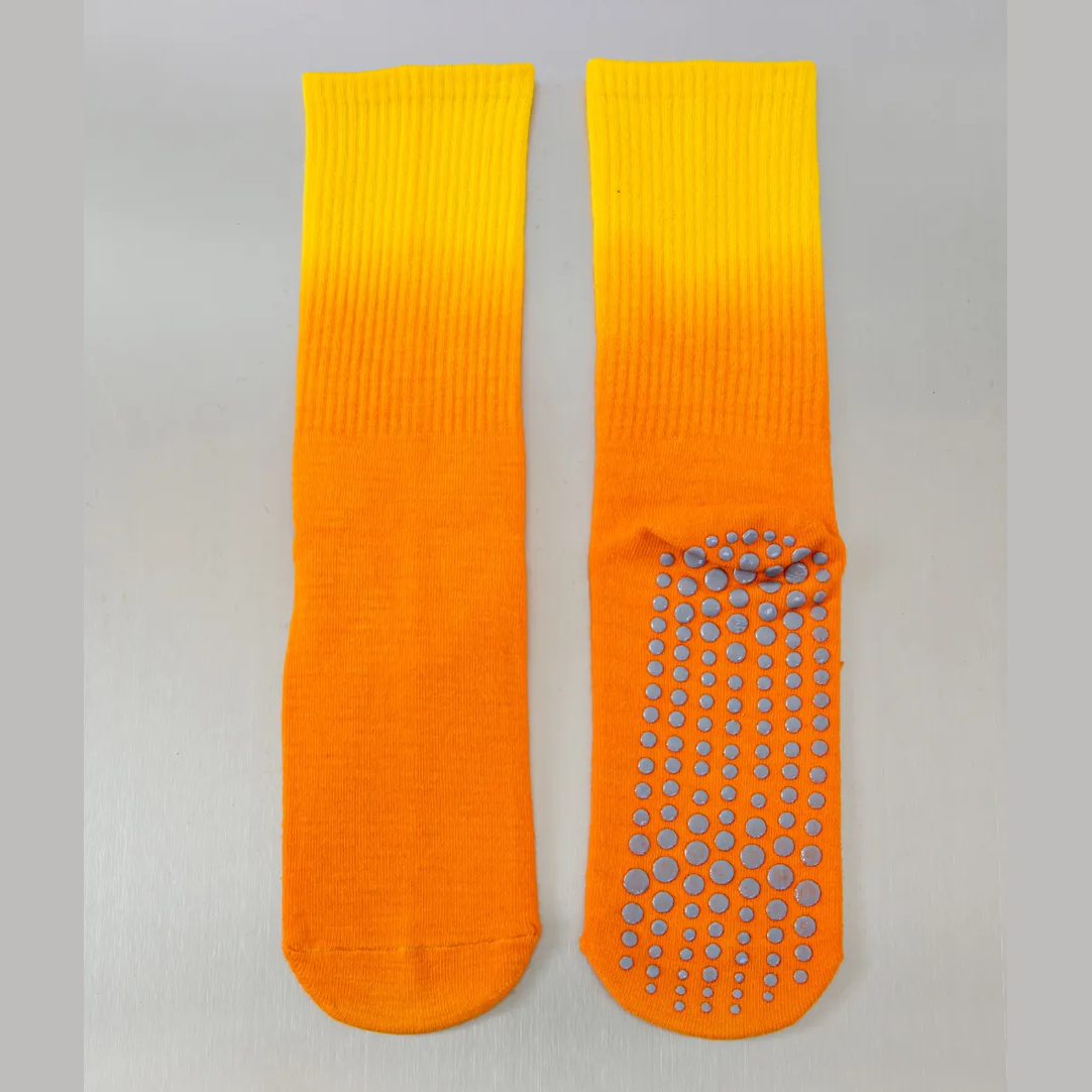 Αντιολισθητικές Ψηλές Κάλτσες - Tie-Dye Non-Slip Socks – Yoga & Pilates - ποικιλία χρωμάτων  No 37-43 - mykarma.gr
