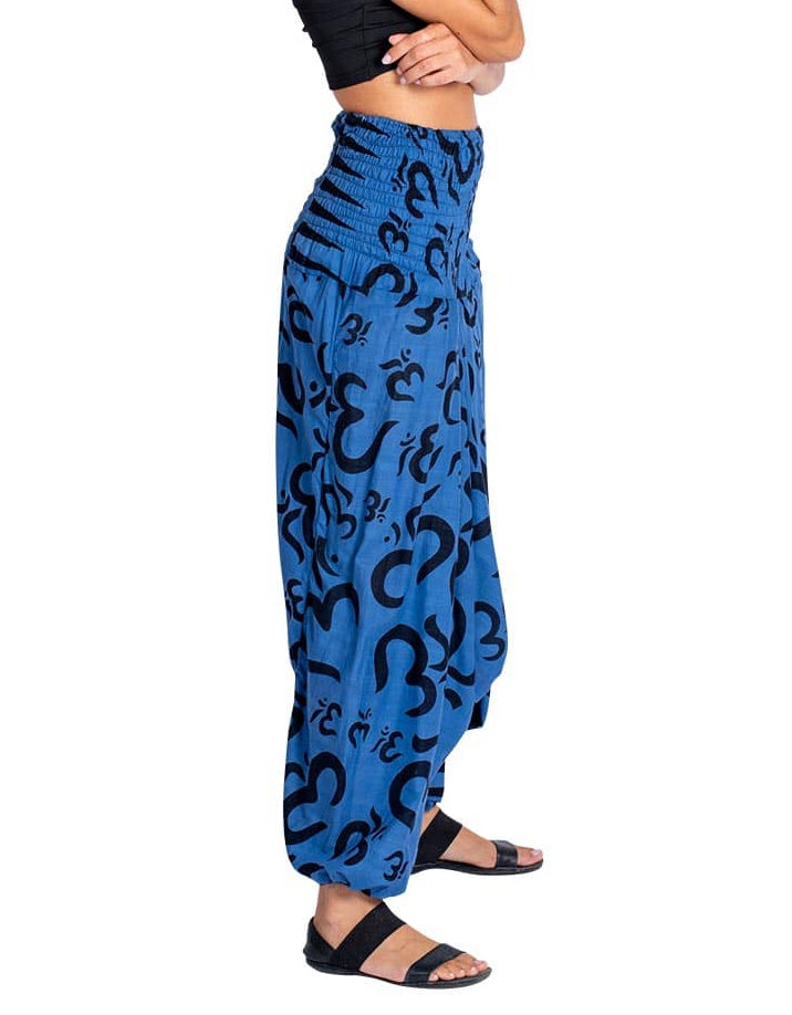 Blue Afghan Pants - MPA50105 - mykarma.gr