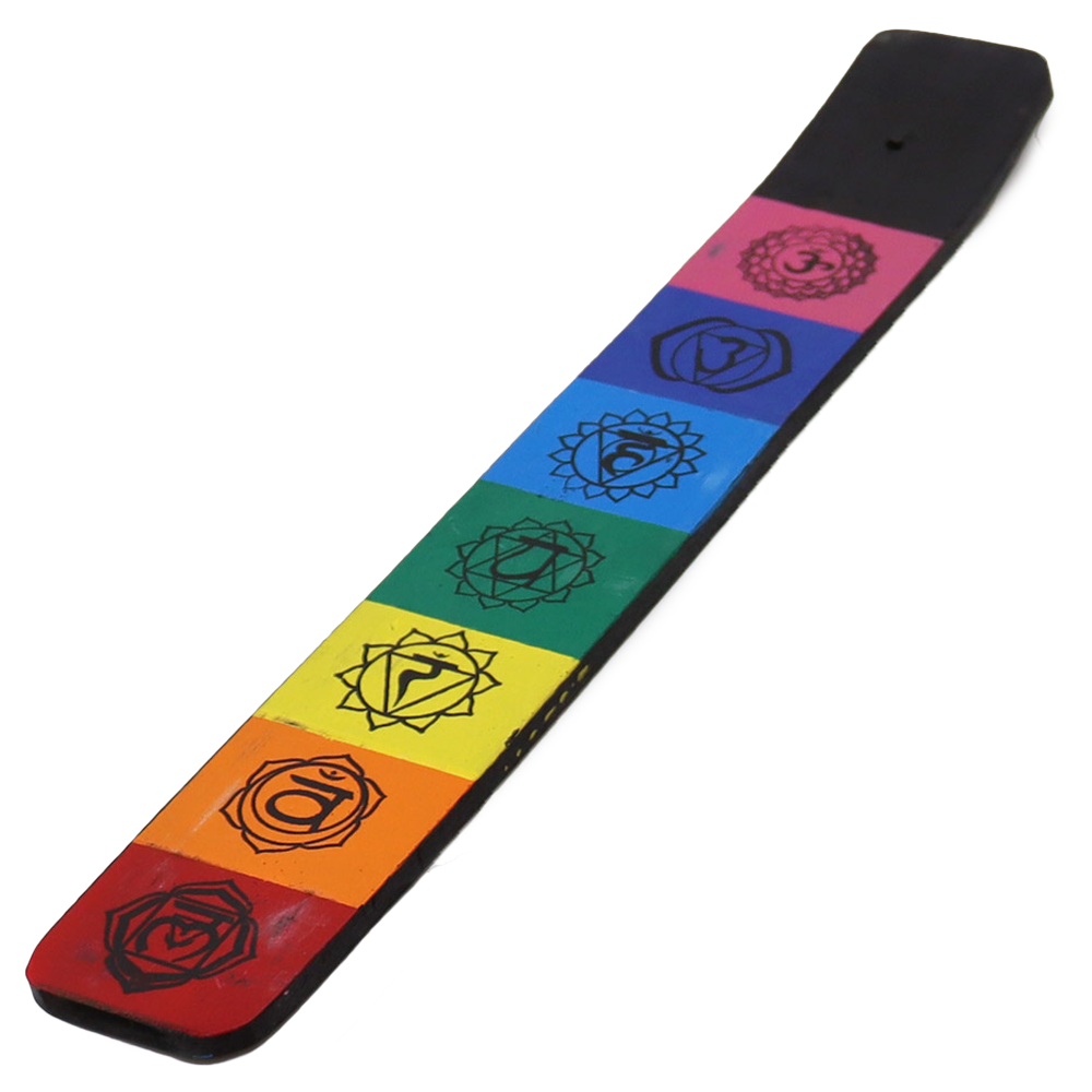 Βάση για Στικ «7 Chakra»  Διαστάσεις: 26x3.5x0.5 εκ Υλικό: Ξύλο - mykarma.gr
