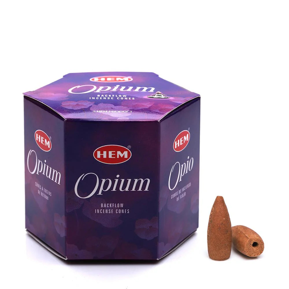 HEM backflow Κώνοι – Άρωμα Οπίου Opium – 40 Κώνοι - mykarma.gr