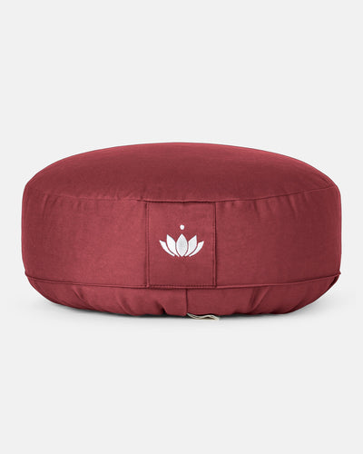 Lotuscrafts Μαξιλάρι Διαλογισμού Lotus - Bordeaux Διαστάσεις: 31 × 10 εκ - mykarma.gr
