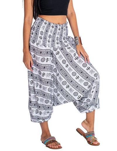 Om Symbol Afghan Trousers - MPA50091 - mykarma.gr