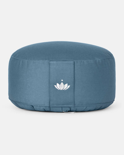 Lotuscrafts Μαξιλάρι διαλογισμού Lotus - Marine Blue Διαστάσεις: 31 × 15 εκ - mykarma.gr