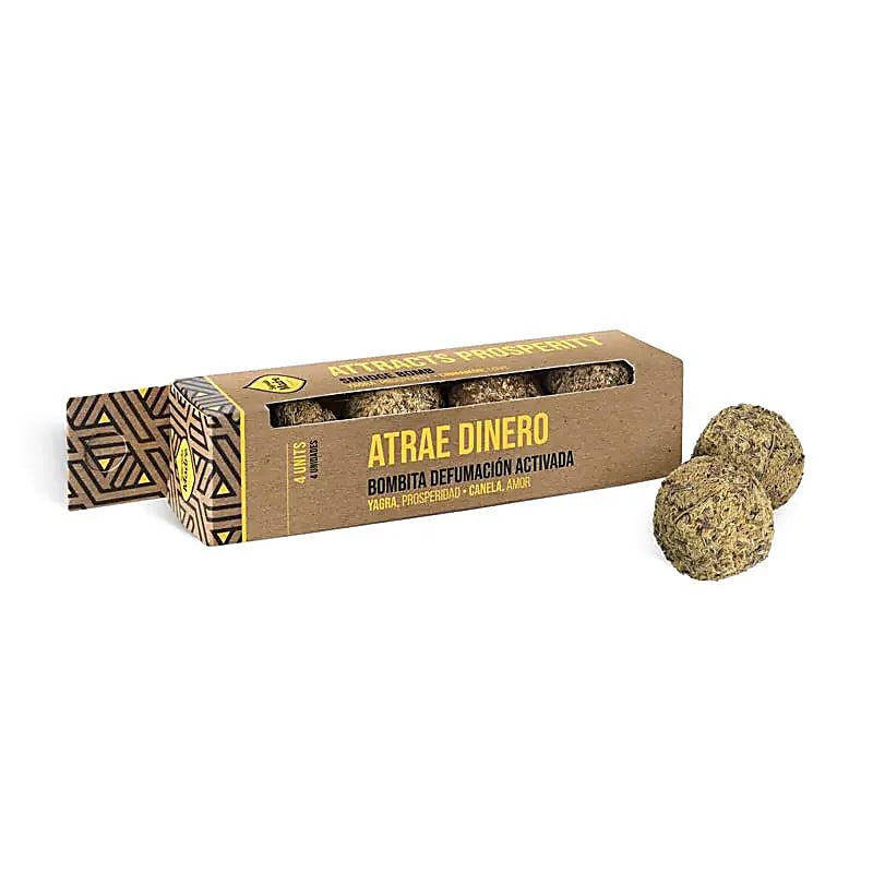 Θυμίαμα Sagrada Madre Premium Smudge Bombs με Yagra,Κανέλα,Μύρο & Δεντρολίβανο “Έλκουν Ευημερία”  4τμχ - mykarma.gr