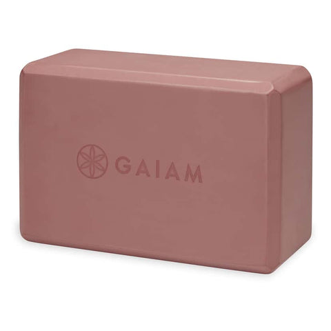 Gaiam - Yoga & Pilates block - Spiced Berry - τουβλάκι γιόγκα  Διαστάσεις: 23 cm x 15 cm x 10 cm
