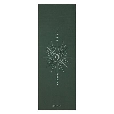 Gaiam Στρώμα Yoga Deep Green Vision Διαστάσεις: Μήκος: 173 εκ Πλάτος: 61 εκ Πάχος: 5 mm - mykarma.gr