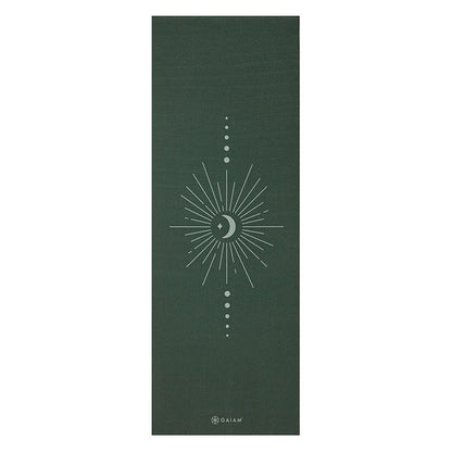 Gaiam Στρώμα Yoga Deep Green Vision Διαστάσεις: Μήκος: 173 εκ Πλάτος: 61 εκ Πάχος: 5 mm - mykarma.gr