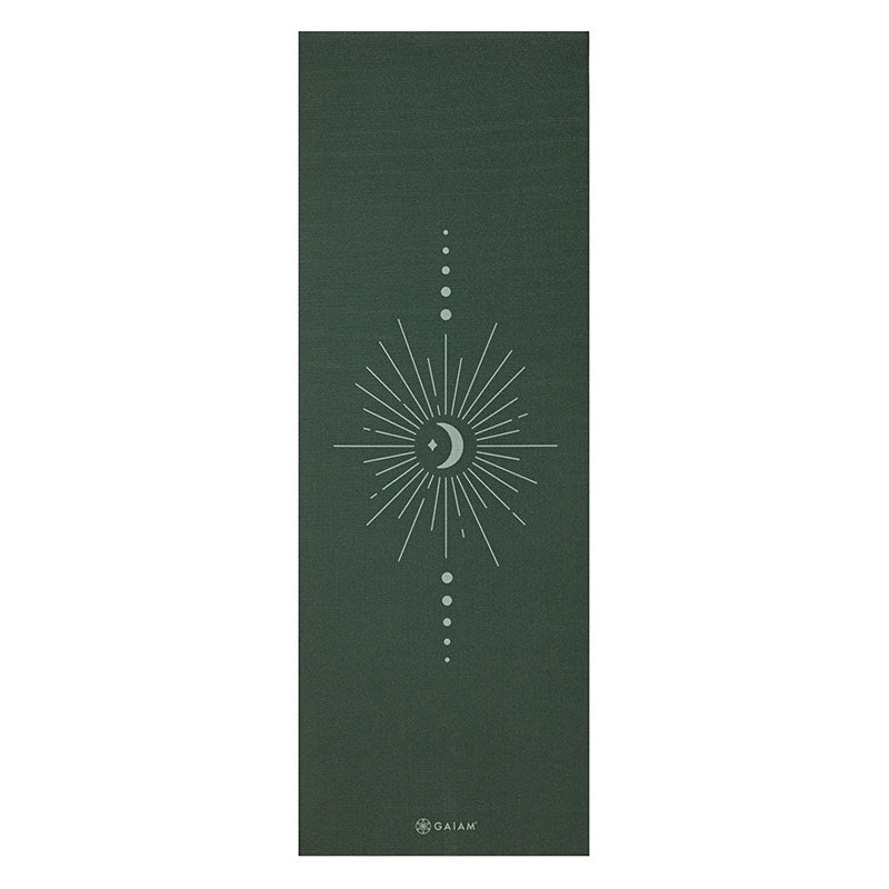 Gaiam Στρώμα Yoga Deep Green Vision Διαστάσεις: Μήκος: 173 εκ Πλάτος: 61 εκ Πάχος: 5 mm - mykarma.gr
