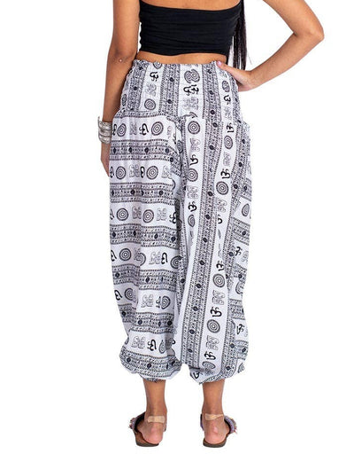 Om Symbol Afghan Trousers - MPA50091 - mykarma.gr