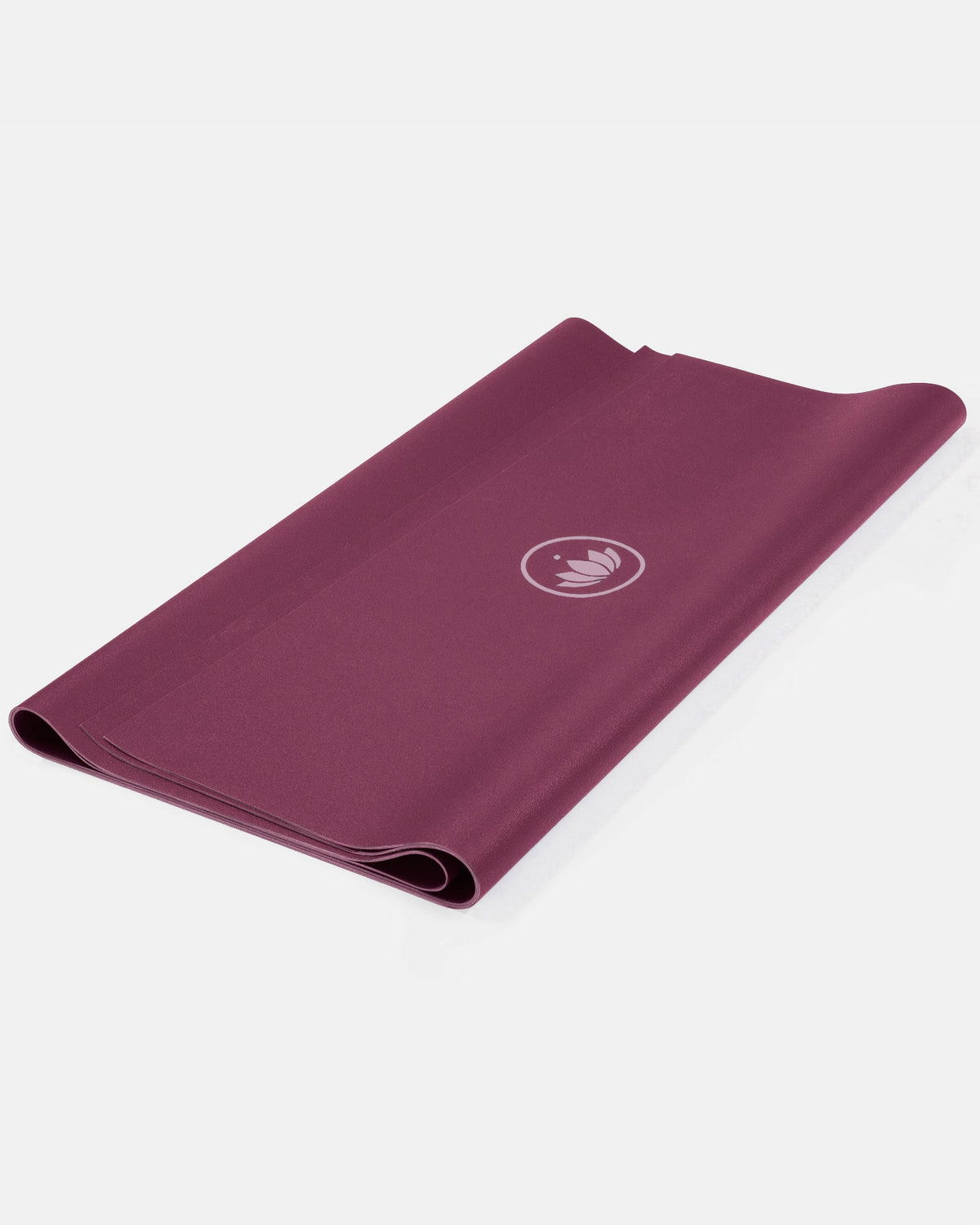 Lotuscrafts Travel Yoga Mat ARISE | Αντιολισθητικό στρώμα Yoga από φυσικό καουτσούκ & 15% ανακυκλώσιμο λατέξ -Dark Cranberry Βάρος: 1kg Βάρος: 1kg Διαστάσεις: 185cm x 65cm Πάχος: 0,13cm