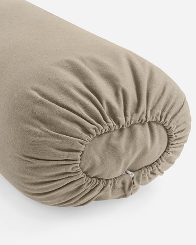 Lotuscrafts Restorative S μαξιλάρι Bolster - Light Taupe - κάλυμμα απο οργανικό βαμβάκι & γέμιση Καποκ μαλλί Διαστάσεις: 72 × 20 x 15 cm Βάρος: 0,9 kg - mykarma.gr