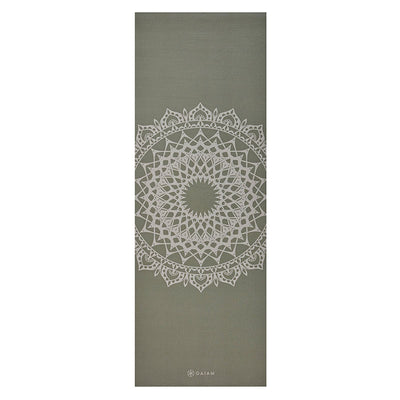 Gaiam  Στρώμα Yoga Olive Marrakesh Διαστάσεις: Μήκος: 173 εκ Πλάτος: 61 εκ Πάχος: 5 mm - mykarma.gr