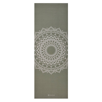 Gaiam  Στρώμα Yoga Olive Marrakesh Διαστάσεις: Μήκος: 173 εκ Πλάτος: 61 εκ Πάχος: 5 mm - mykarma.gr