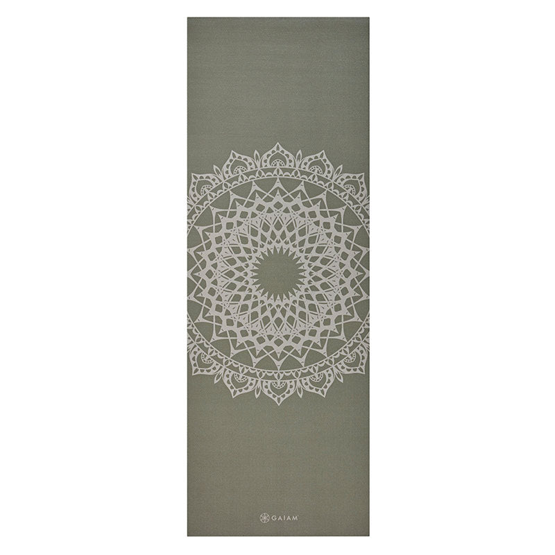 Gaiam  Στρώμα Yoga Olive Marrakesh Διαστάσεις: Μήκος: 173 εκ Πλάτος: 61 εκ Πάχος: 5 mm - mykarma.gr