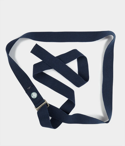 Manduka Ιμάντας - AligN Yoga Strap - Midnight  304cm x 4,5cm
