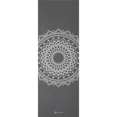 Gaiam  Στρώμα Yoga Dark Greige Marrakesh Διαστάσεις: Μήκος: 173 εκ Πλάτος: 61 εκ Πάχος: 5 mm - mykarma.gr