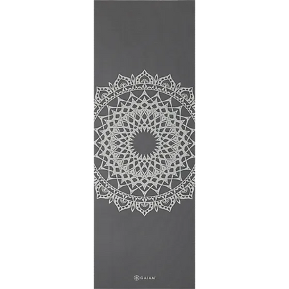 Gaiam  Στρώμα Yoga Dark Greige Marrakesh Διαστάσεις: Μήκος: 173 εκ Πλάτος: 61 εκ Πάχος: 5 mm - mykarma.gr