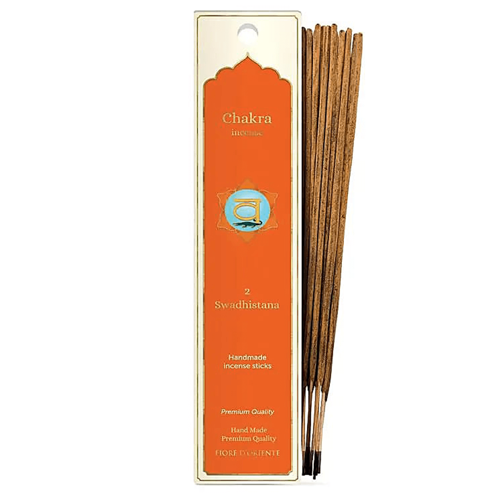 Fiore d'Oriente Αρωματικά Στικ για εξισορρόπηση των 2o Chakra Sacral Svadhishthana - 20 g - mykarma.gr