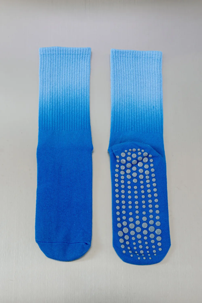 Αντιολισθητικές Ψηλές Κάλτσες - Tie-Dye Non-Slip Socks – Yoga & Pilates - ποικιλία χρωμάτων  No 37-43 - mykarma.gr