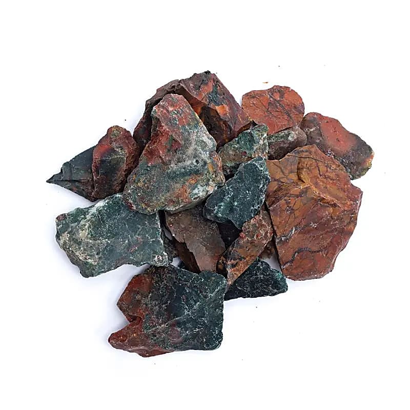Φυσικό ορυκτό πέτρωμα - Αιματόλιθος Bloodstone (Heliotrope) – ακατέργαστες πέτρες Ενέργειας & Ισορροπίας ±3-8 cm (1 ή 2 πέτρες) Βάρος: 150 γρ - mykarma.gr
