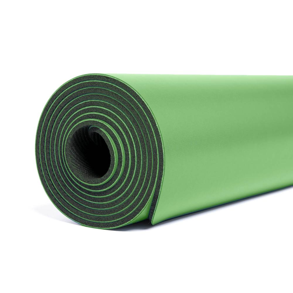 Bodhi - Στρώμα Yoga από φυσικό καουτσούκ & PU  με Tribalign - green  185 x 66 cm  4 mm  2,5 kg - mykarma.gr