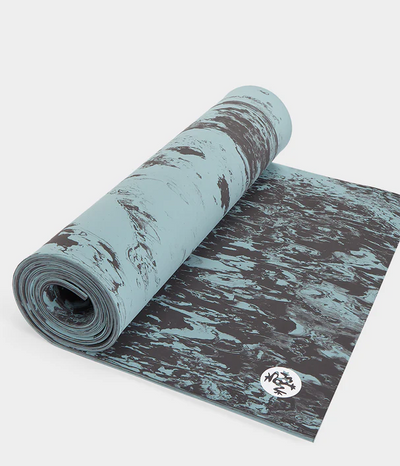 New Στρώμα Manduka Rheo Yoga & Pilates Mat - Blue Lotus Marble  172cm x 61cm x 8mm  1,4kg - mykarma.gr