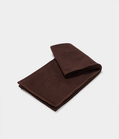 Manduka - Πετσέτα Χειρός - eQua® Hand Yoga Towel - Caffe Βάρος: 90 g  Διαστάσεις: 41cm x 67cm