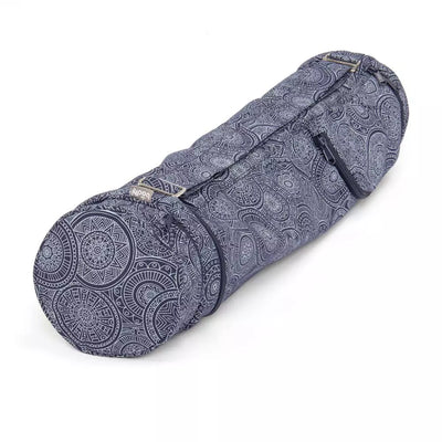 Bodhi Yoga Asana Mat Bag Maharaja - Τσάντα Μεταφοράς για στρώμα “Mandala” - βαμβάκι - dark blue Διαστάσεις 60 cm - mykarma.gr