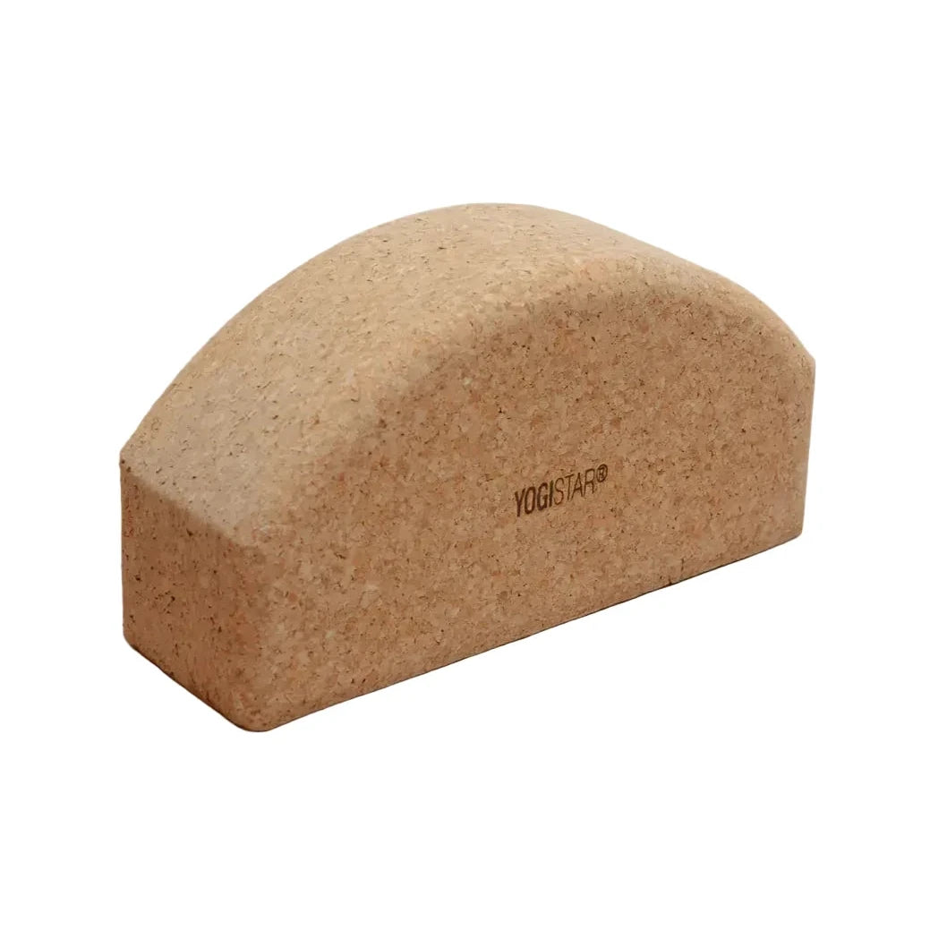 Yogistar Yoga Semi-Circular Prop Block από Φελλό Διαστάσεις 22,5 x 12 x 7,4 cm  460 g - mykarma.gr
