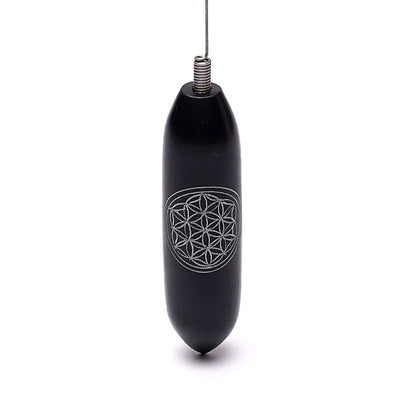 Bio-tensor «Flower of Life» - με κεραία ελατηρίου - σαπουνόπετρα Διαστάσεις: 29 cm - mykarma.gr