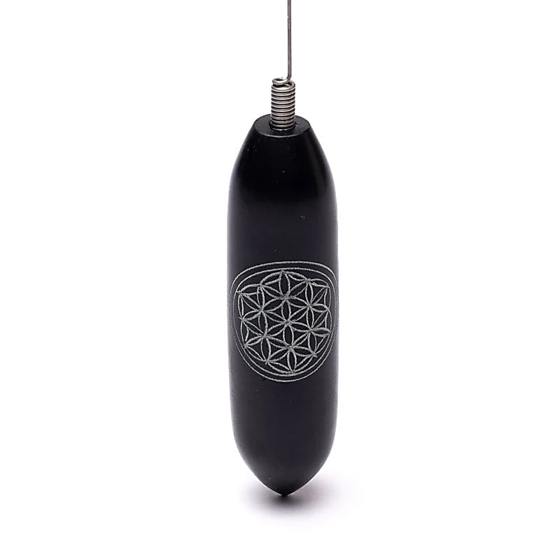 Bio-tensor «Flower of Life» - με κεραία ελατηρίου - σαπουνόπετρα Διαστάσεις: 29 cm - mykarma.gr