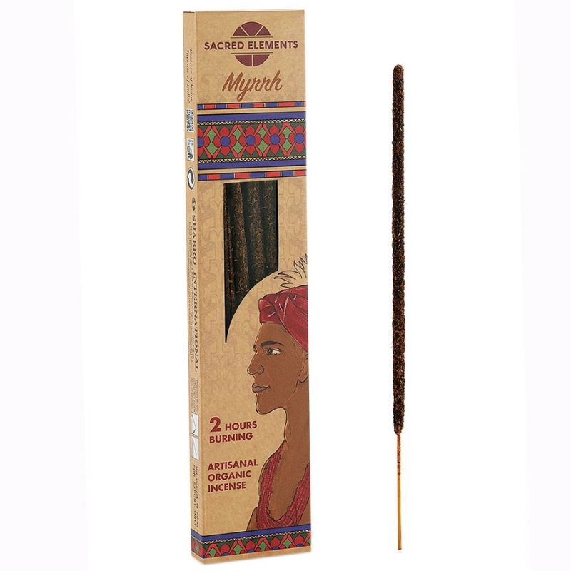 Hem Sacred Elements- Organic Artisanal Αρωματικά Στικ Μύρο Myrrh 35 g Χρόνος καύσης ανά Στικ ~ 2 ώρες