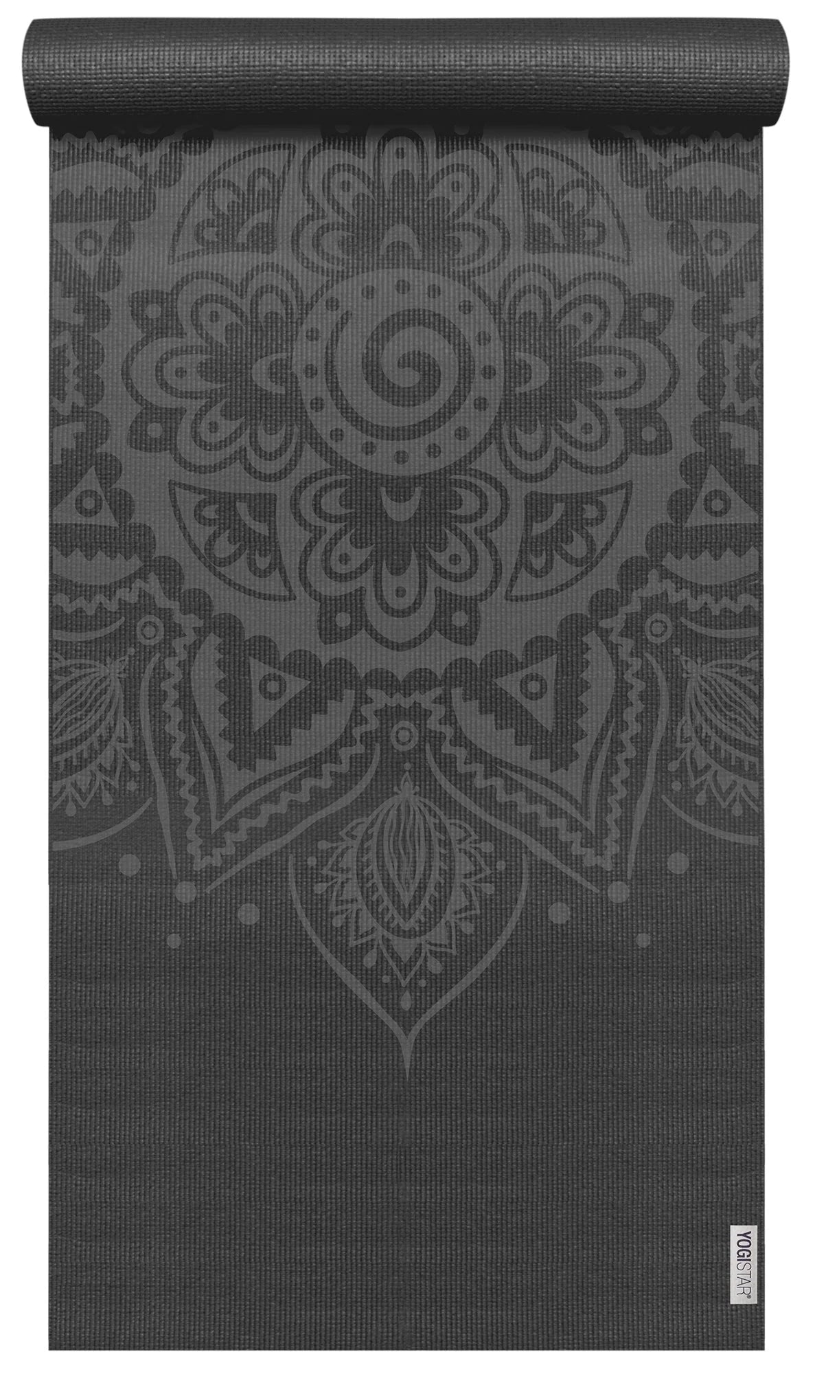 Yogistar - Στρώμα γιόγκα Basic Art Collection 'Spiral Mandala' (Zen) Διαστάσεις: 183 εκ x 61 εκ x 4 mm Βάρος 1,2 kg - mykarma.gr