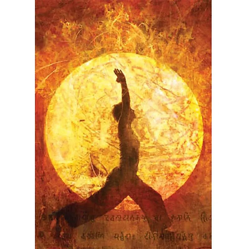 Organic Postcard - Κάρτ Ποστάλ “Yoga” Διαστάσεις: 15 x 10,5 cm - mykarma.gr