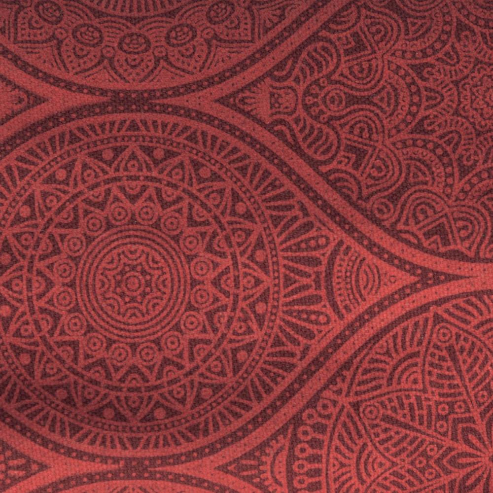 Bodhi Yoga Asana Mat Bag Maharaja - Τσάντα Μεταφοράς για στρώμα - βαμβάκι - “Mayuri” dark red  Διαστάσεις: 70 cm - mykarma.gr