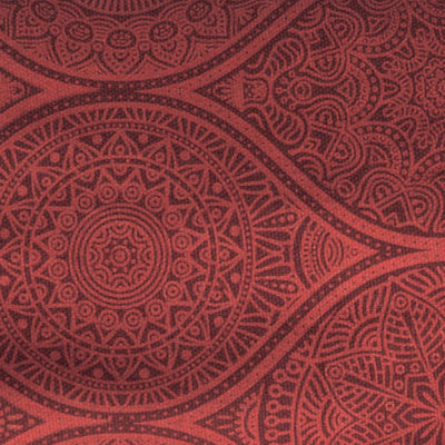 Bodhi Yoga Asana Mat Bag Maharaja - Τσάντα Μεταφοράς για στρώμα - βαμβάκι - “Mayuri” dark red  Διαστάσεις: 70 cm - mykarma.gr