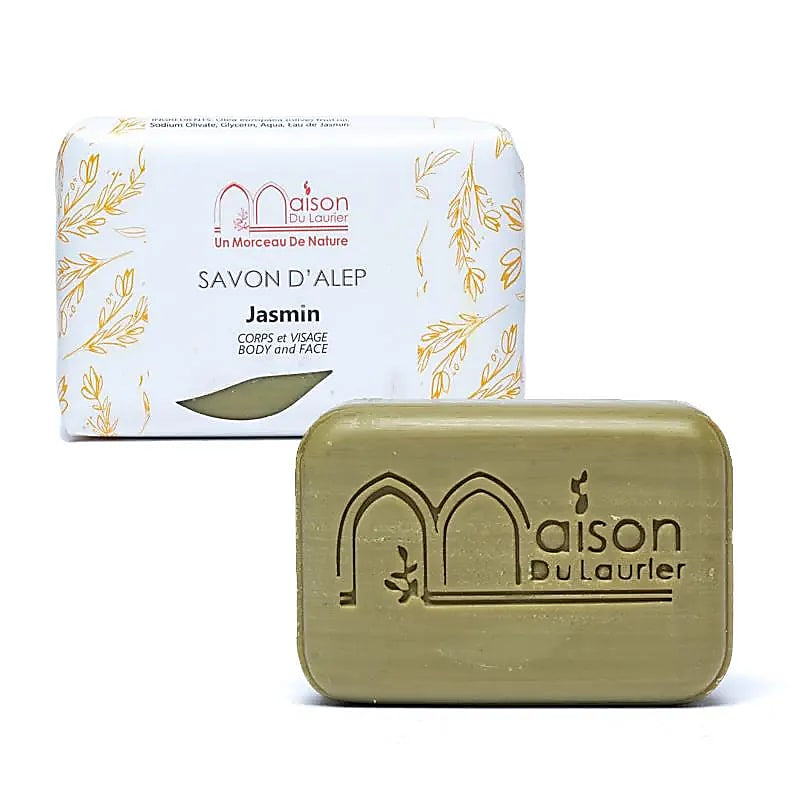 Σαπούνι Χαλεπίου με Γιασεμί - Aleppo Soap with Jasmine  100gr - mykarma.gr