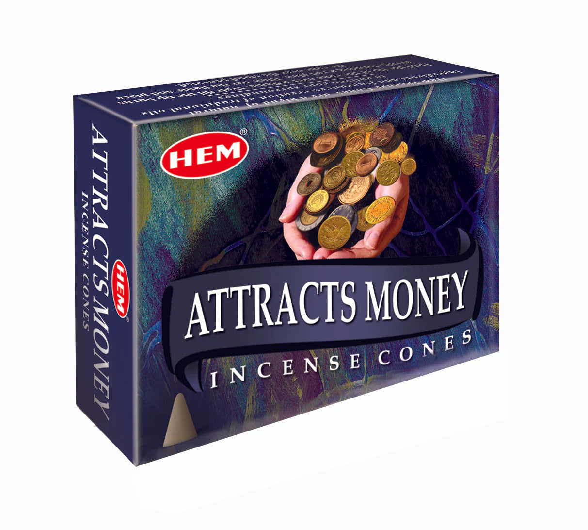 HEM Αρωματικοί Κώνοι – Άρωμα Attracts Money – 10 Κώνοι - mykarma.gr