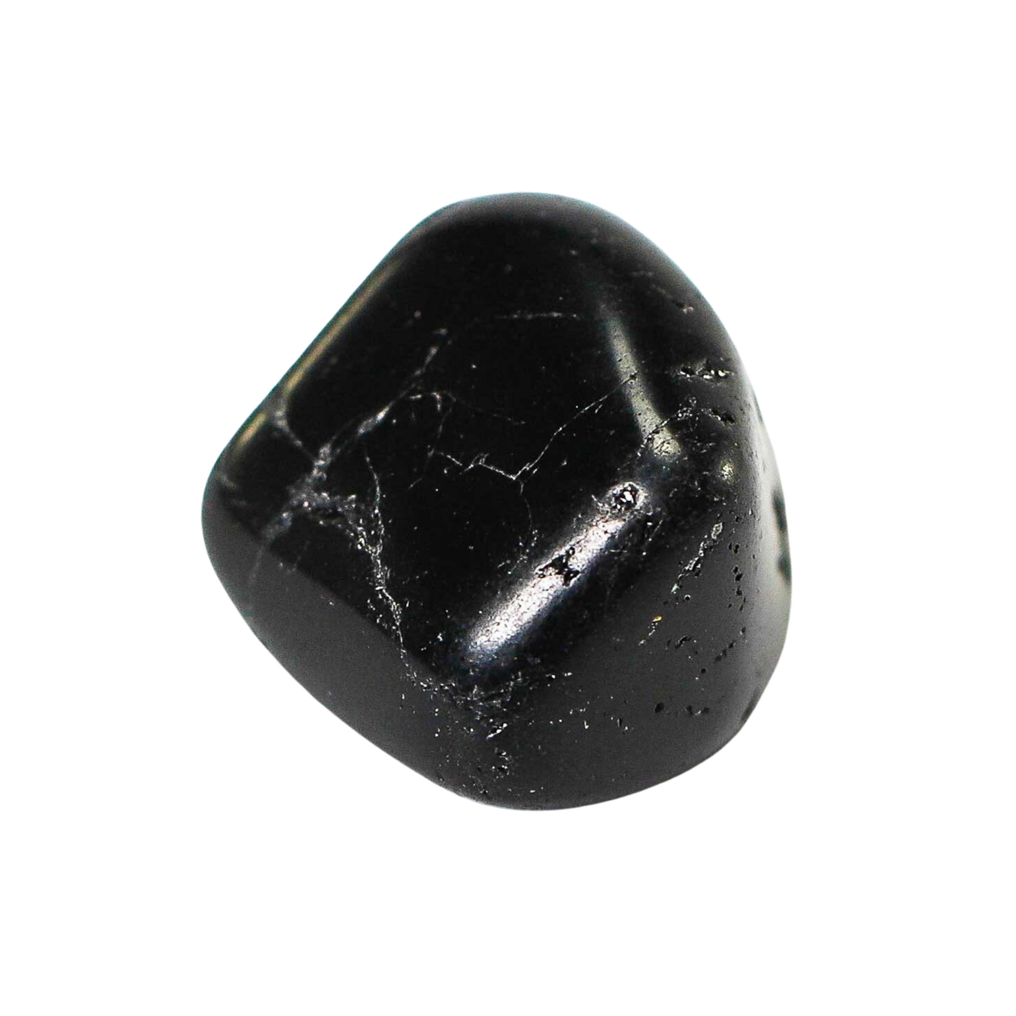 Φυσικό ορυκτό πέτρωμα - Μαύρη Τουρμαλίνη (Black Tourmaline) μικρή πέτρα γυαλισμένη Διαστάσεις: 2-3 cm Βάρος: ± 30 g - mykarma.gr