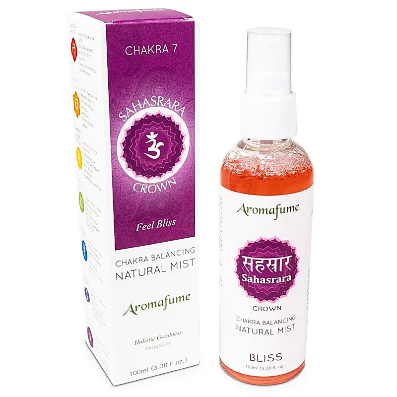 Air Freshener Spray «7o Chakra Crown Sahasrara»-Φυσικό Σπρέι δωματίου για καθαρισμό χώρου - καθαρισμός αύρας - με αιθέρια έλαια  100 ml | Αιθέριο Έλαιο - mykarma.gr