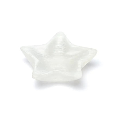 Αστεροειδές Πιατάκι από Σεληνίτη (Selenite) Διαστάσεις: ± 10 x 10 x 2 εκ  
± 230 γρ - mykarma.gr