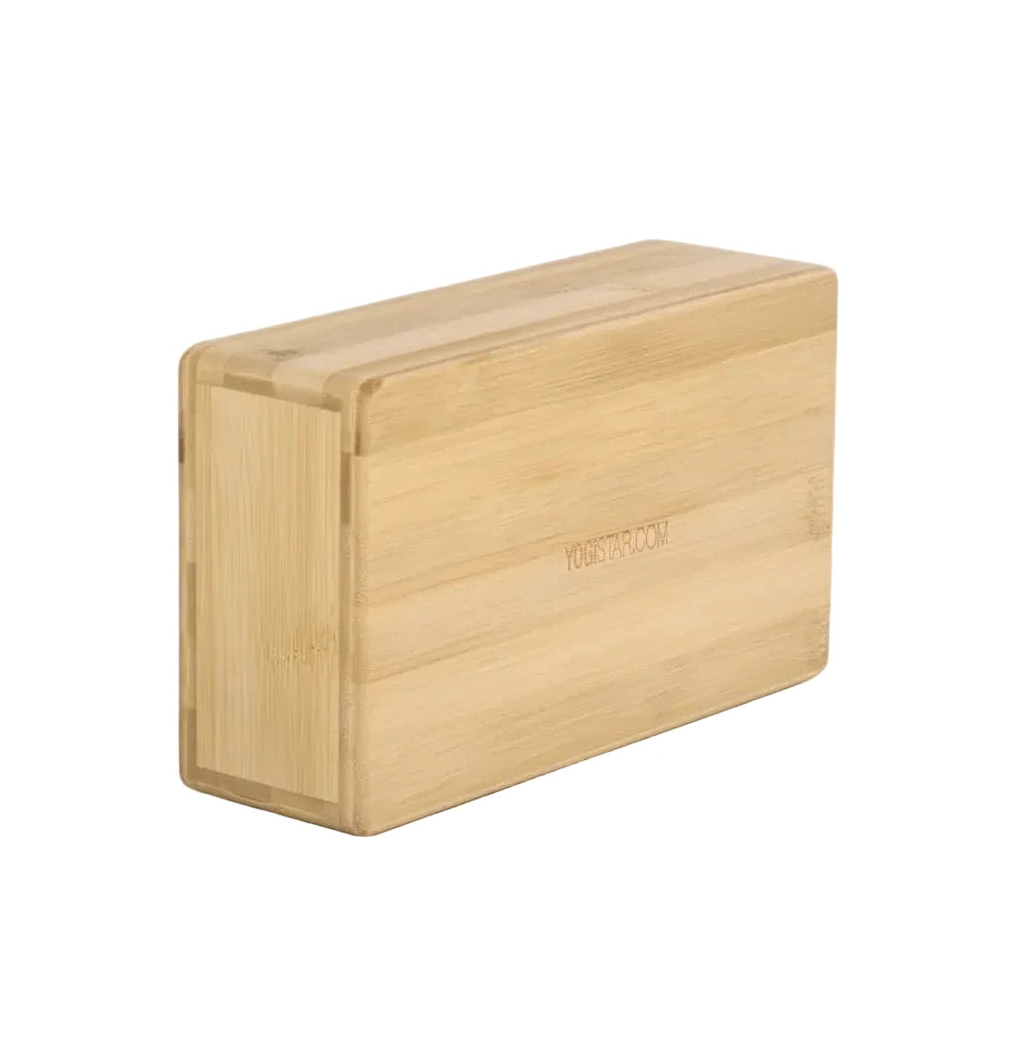 Yogistar - Yoga block - bamboo Διαστάσεις: 23 cm x 12.8 cm x 7.6 cm - mykarma.gr