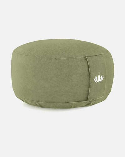 Lotuscrafts Μαξιλάρι διαλογισμού Lotus - Oil Green Διαστάσεις: 31 × 15 εκ - mykarma.gr